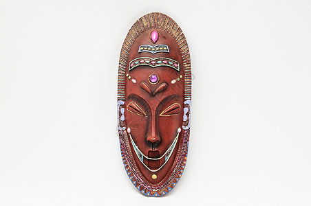 木制面具木头雕刻艺术文化传统图片