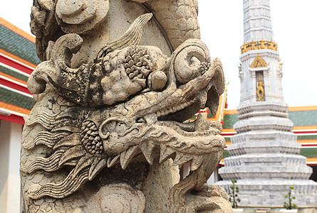 龙雕像宗教蓝色旅行艺术文化雕塑寺庙动物信仰风格图片