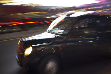 伦敦出租车运输速度运动汽车英语驾驶高清图片