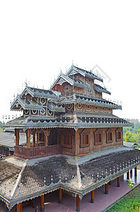 大叶的佛教寺庙建筑学宗教上帝石头文化建筑传统佛塔蓝色教会图片