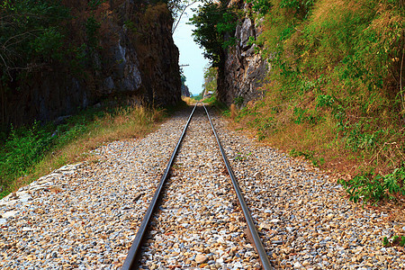 铁路曲线路线运输碎石路口技术过境交通基础设施岩石图片