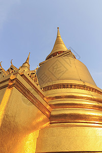 黄金 stupa旅游宝塔建筑连体艺术佛塔寺庙天空历史性历史图片