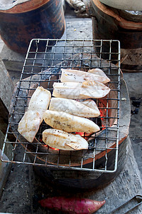 灰状鱿鱼章鱼饮食乌贼午餐美食团体海洋食物叶子墨水图片