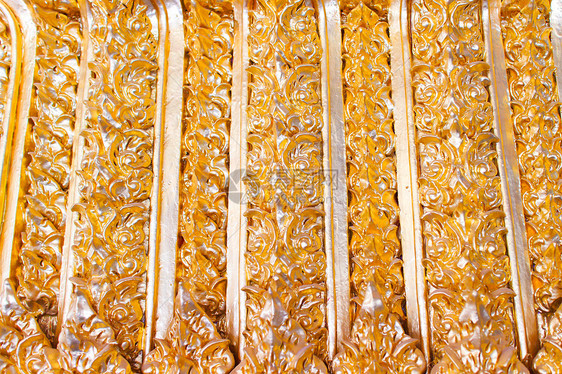 泰式泰国语寺庙绘画植物墙纸装饰品宗教历史古董叶子金子图片