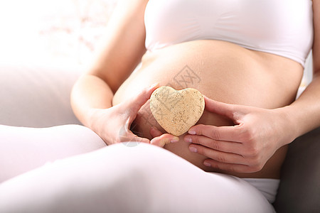 等待婴儿的到来女士安全卫生出生乳房幸福情怀孩子日期大肚子图片