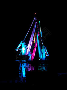 照明巨星灯光码头船厂金属图片