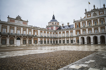 西班牙马德里阿兰朱兹大王宫世界历史天空住宅遗产国王城市旅游宫殿建筑图片