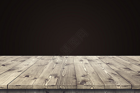 用于产品投放的空木板桌甲板木头叶子乡村剪辑背景图片
