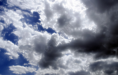 蓝色蓝天空111型飞云深云图片