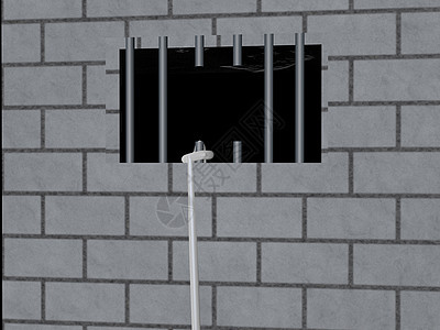 逃离细胞窗户酒吧囚犯法律金属安全自由图片