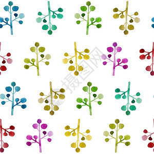 水颜色形态手绘植物花卉插图艺术品叶子花瓣装饰品卡片纺织品图片