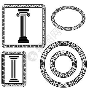 希腊符号圆圈大理石古董邮政艺术历史首都石头绘画文明图片
