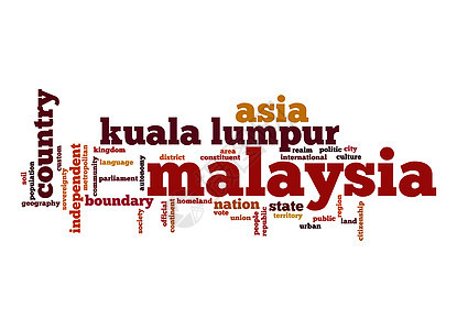 马来西亚字词云图片