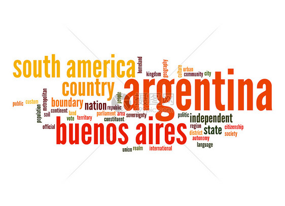 阿根廷字云图片