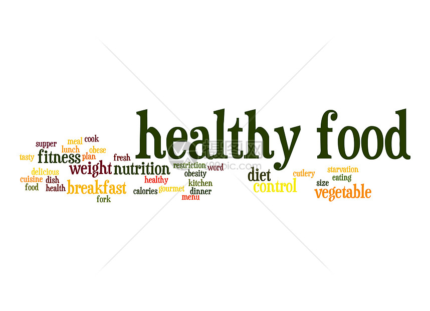 健康食物字云图片