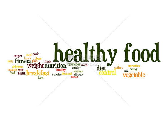 健康食物字云图片