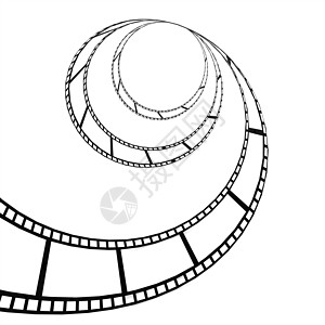 电影脱衣带扭曲剧院磁带卷轴黑色工作室幻灯片曲线照片艺术相机图片