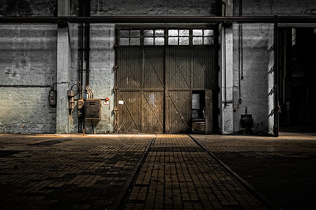 旧工厂的工业内地金属出口贮存补给品建造大厅建筑学建筑商品储存图片