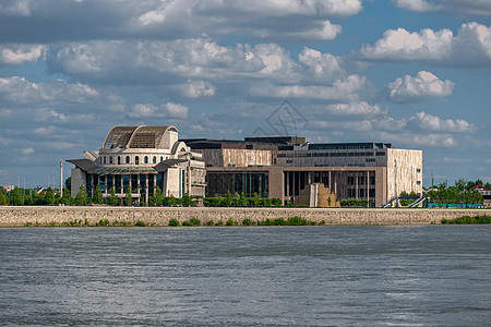 匈牙利布达佩斯国家戏剧院 布达佩斯风景国家吸引力剧院艺术建筑学日光天空旅行地标图片