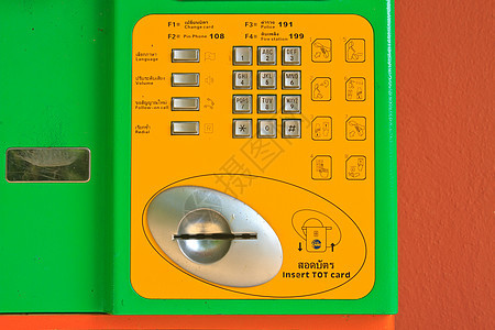 公用电话按键数硬币卡片金属讲话城市拨号数字电讯键盘按钮图片