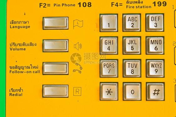 公用电话按键数电讯技术拨号按钮硬币说话讲话街道数字城市图片