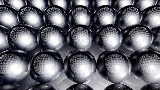 球面背景背景网格几何学金属反光气泡反省图片