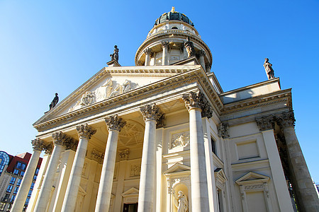 柏林的德意志多姆遗产主场景观建筑学教会柱子平台建筑历史性纪念碑图片