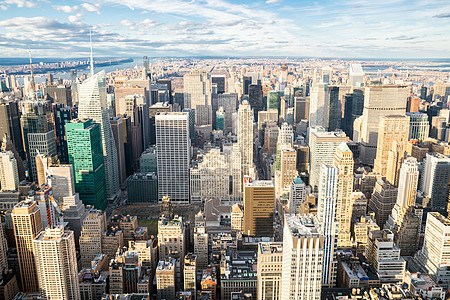 纽约市天际金融城市刮刀正方形摩天大楼景观商业港口帝国办公室图片