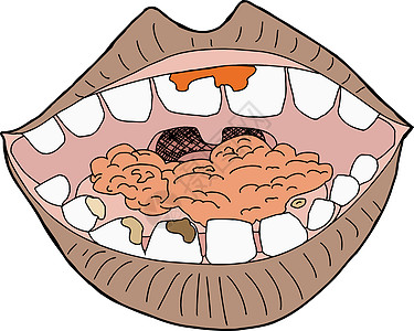 与食物同嘴图片