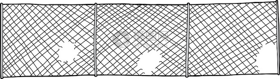 损坏围栏图片