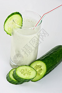 绿黄瓜果汁排毒营养叶子活力芹菜饮料菠菜水果季节图片