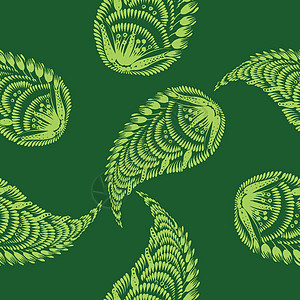 无缝花纹纤维帆布编织织物叶子装饰品针织绘画地毯植物图片