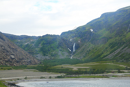 挪威北部地貌景观农村海岸线旅行岩石天空海滩风景地平线苔原苔藓图片