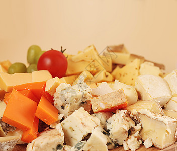 切干酪背景美味干酪蓝色产品羊乳山羊三角形奶制品牛奶奶油图片