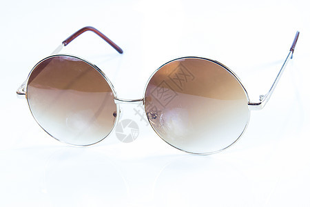 太阳镜白色眼镜塑料镜片黑色反射太阳框架眼睛光学图片