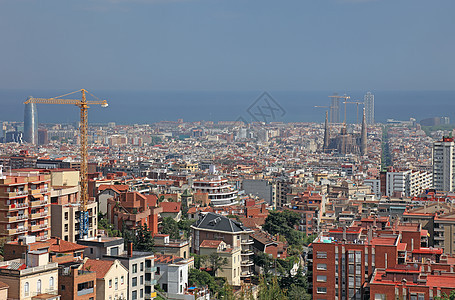 巴塞罗那 西班牙 欧洲的城市景色图片