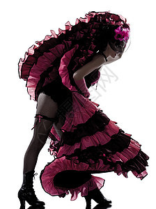 舞女舞蹈法国罐头轮椅阴影表演背光舞者旅行秀女歌舞女士粉色图片