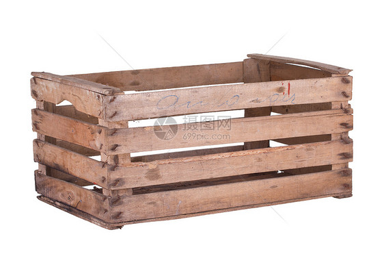 旧用木箱贮存棕色案件盒子店铺木头立方体木板白色食物图片