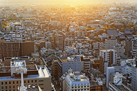 日本京都城日落街道市中心风景景点公车摩天大楼旅游景观旅行地标图片