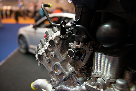 汽车发动机详细照片燃料工程引擎金属消耗活力机械车辆运输力量图片
