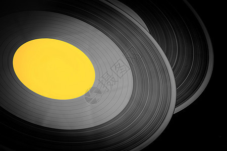 黑黑乙烯基记录堆叠起来音乐歌曲专辑光盘留声机圆圈派对俱乐部岩石胶木图片