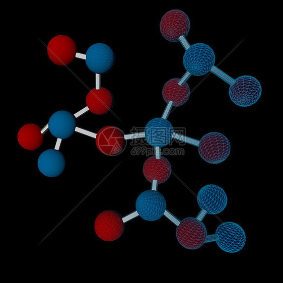 分子原子蓝色金属实验室物质遗传学框架插图化学药品图片