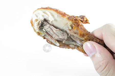 炸鸡食物油炸家禽美食小吃火鸡翅膀鸡腿盘子午餐图片