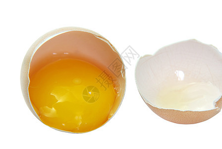 分离的碎蛋动物蛋壳母鸡烹饪家禽船体液体农场奶制品营养图片