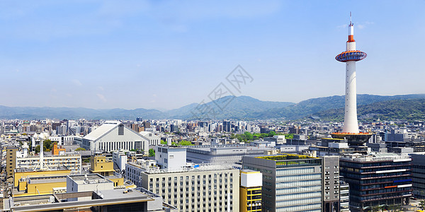 京都 日本天际 在京都塔车站建筑学火车目的地景观旅游阳光景点公共汽车太阳图片