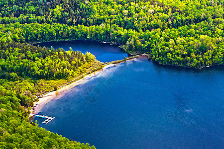魁北克加那达省萨科米湖图片