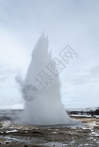 Geyser 冰地岩石王子天空女士旅游喷泉肥皂地热火山粉末图片