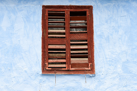 旧窗口房子建造古董棕色框架石头木头历史性窗户风格图片