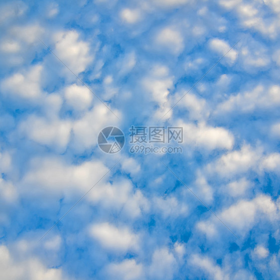 蓝色天空和白云白色气象空气风景阳光天气图片