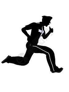 男警官 I 说明Silhouette艺术城市巡逻员部门插图男人法律执法警察徽章图片